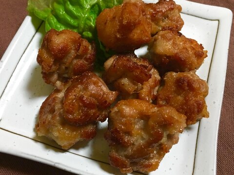 少量お弁当おかず♪水溶き唐揚げ粉で豚こま焼唐揚げ♡